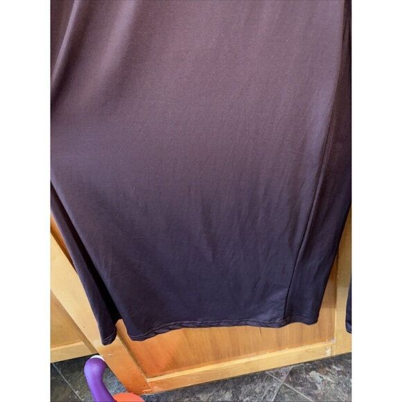 SHEIN Two Piece Set Crop Top Wide Leg Pants Women XL Cozy Knit Chocolate Brown - Picture 7 of 10